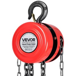 Käsikäyttöinen ketjunostin seosteräs 1 t kantavuus 3 m G70 sinkitty ketju