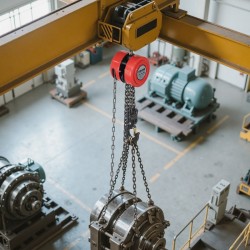 Käsiketjunostin kaksi tonnia kolme metriä seosteräsrunko galvanoitu ketju turvalukollinen koukku