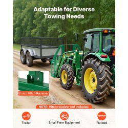 Kuormainrunko Q235A-teräs 1814 kilogrammaa kantavuus trukkipiikeille ja heinäspeareille