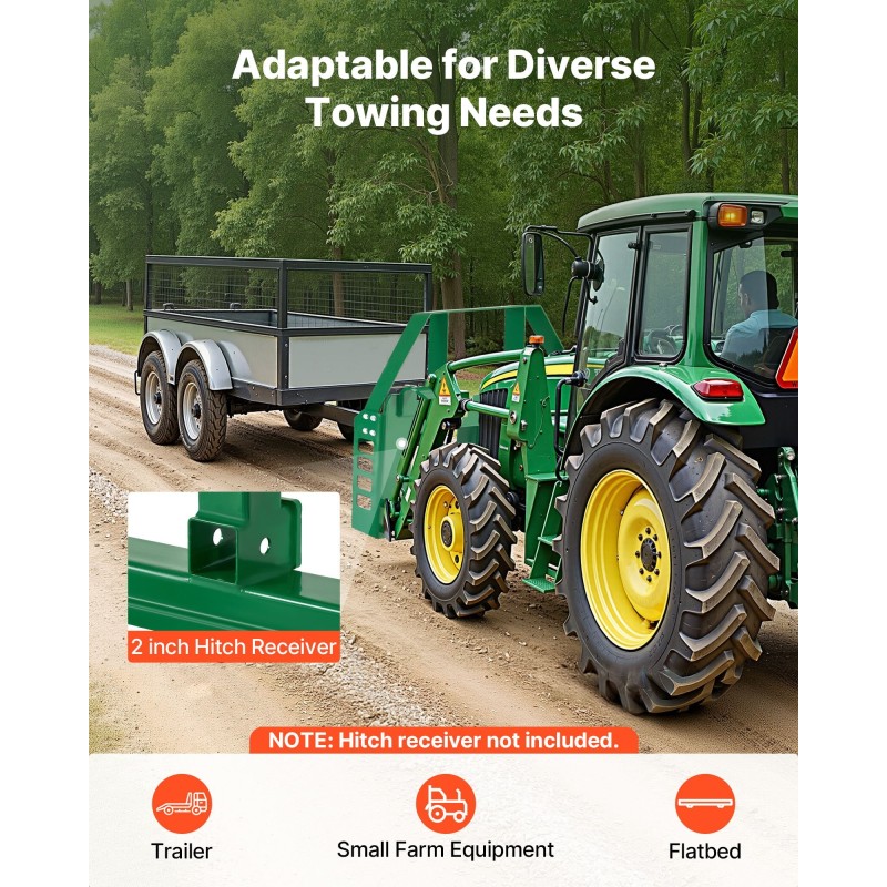 Trukkipiikkirunko korkealujuusteräs 1814 kg kantavuus 122 cm piikit pikakiinnikkeelle