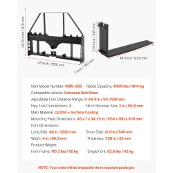 Trukkipiikkikehikko teräksinen 122 cm piikeillä 1814 kg kantavuus korotettu suojakaari yleismallinen
