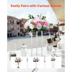 Keinotekoiset silkkiset ruusukukkapallot 10 kpl 450 mm hää- ja juhlasomistukseen