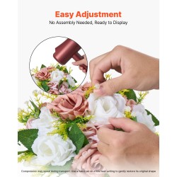 Kukkapallot silkkikukilla 240 mm 10 kpl häihin ja juhliin