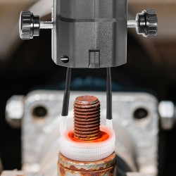 Kannettava induktiolämmitin 1800W 230V pulttien ja muttereiden irrotukseen 4 kelaa