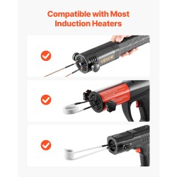 Induktiolämmityskelapaketti 10 kpl puhdas kupari pulteille ja muttereille