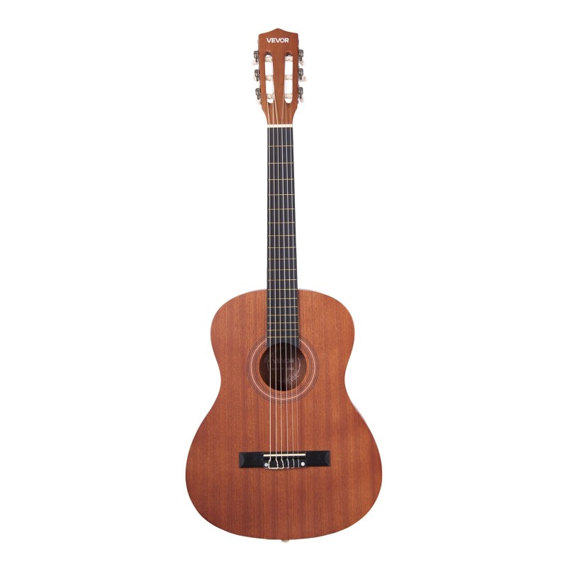 Klassinen kitara 36-tuumainen 900 mm sapele- ja ruusupuinen runko nylonkielet aloituspaketti lapsille