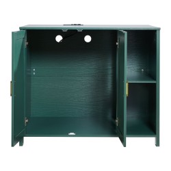 Hiekkalaatikkokaappi P2-luokan lastulevy automaattisille hiekkalaatikoille 1050×680×885 mm tummanvihreä sisäänrakennetulla