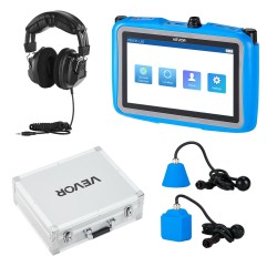 Putkivuodon paikannuslaite sisätiloihin kaksi sensoria seitsemän tuuman näyttö