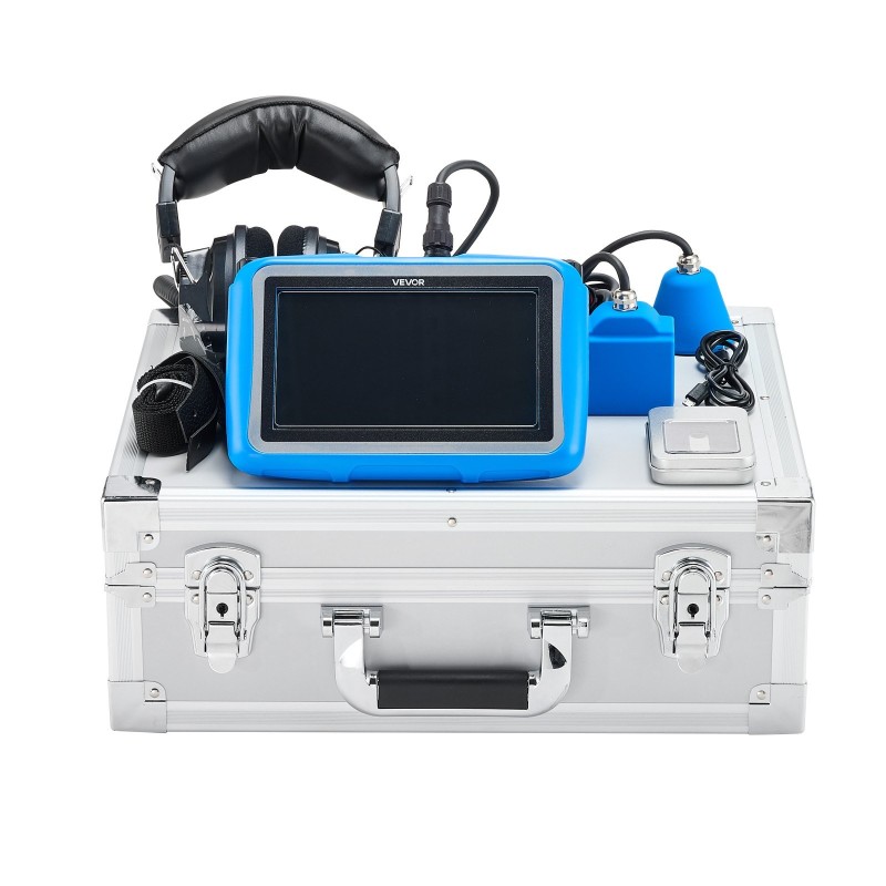 Putkivuodon paikannuslaite sisätiloihin kaksi sensoria seitsemän tuuman näyttö