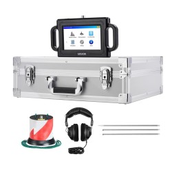 Putkiston vuototunnistin 1–5000 hertsi 2 metrin havaitsemissyvyys 7 tuuman kosketusnäyttö