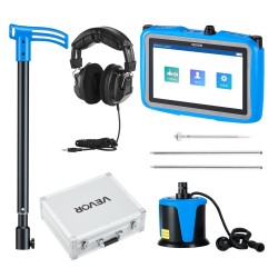 Putkistojen vuodonilmaisin ulkokäyttöön viiden metrin havaitsemissyvyys seitsemän tuumainen näyttö