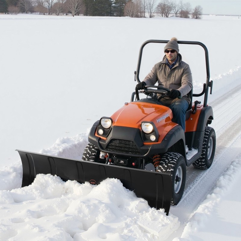 Lumiaurapaketti 122 cm teräs ATV ja UTV universaali kiinnitys