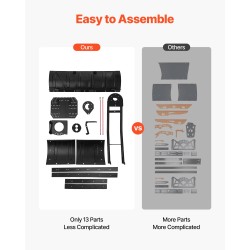 Säädettävä teräslumiaura 109/183 cm kumiläpillä mönkijöille ja hyötyajoneuvoille