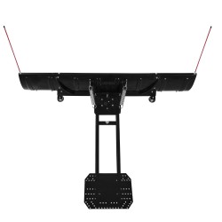 Säädettävä teräslumiaura 109/183 cm kumiläpillä mönkijöille ja hyötyajoneuvoille