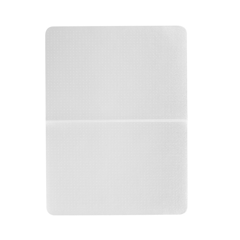 Tuolimatto PVC-muovinen suorakaide 1225 x 915 mm läpikuultava matalalle nukalle