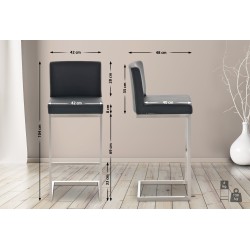 2 kpl baarijakkara Paros keinonahalla keittiöön ja kotibaariin