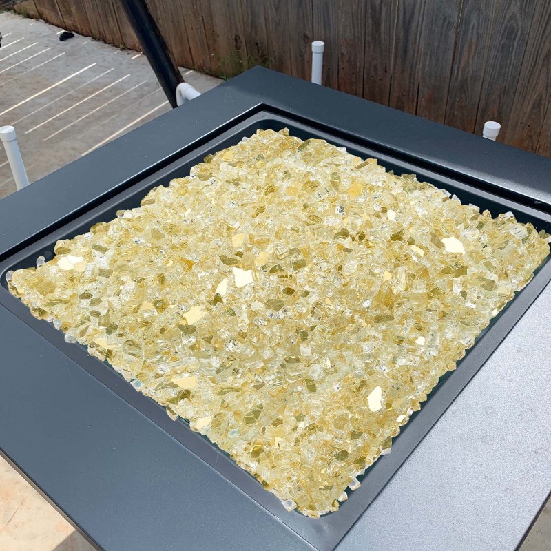 Heijastava karkaistu tulilasi kvartsihiekasta 12,7 mm 4,5 kg sisä- ja ulkokäyttöön