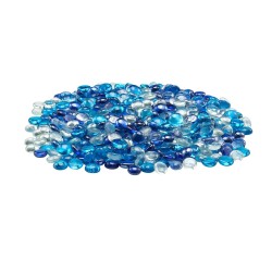 Lasihelmet tulipesiin kvartsihiekasta 19 mm 4,5 kg sekaväriset