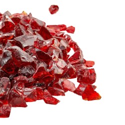 Tulilasi palonkestävä kvartsilasi 19 mm palat 4,5 kg punainen tulipesiin