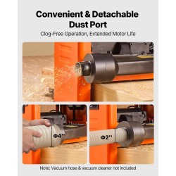 Paksuus- ja tasohöylä puun työstöön 2000 wattia 330 millimetriä kolmiteräinen