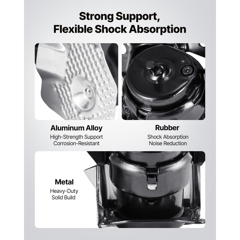 Moottorin kiinnikesarja rauta-alumiini kumityyny 2 kpl Chevrolet Silverado 1500 5.3L 2014–2018