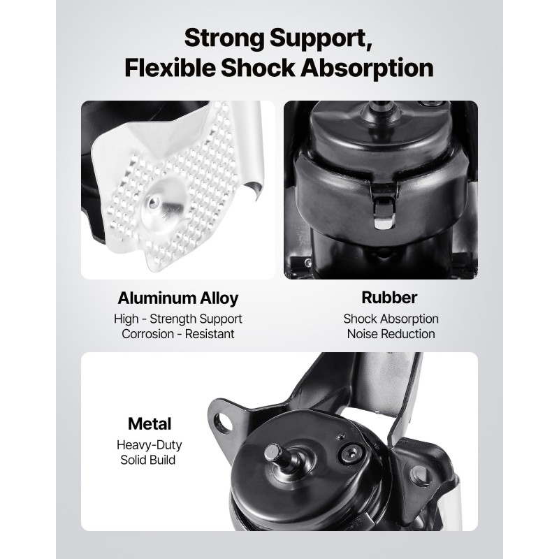 Vasen etummoottorin kiinnike rauta alumiini kumivaimennus 1 kpl Chevrolet Silverado 1500 2014–2018