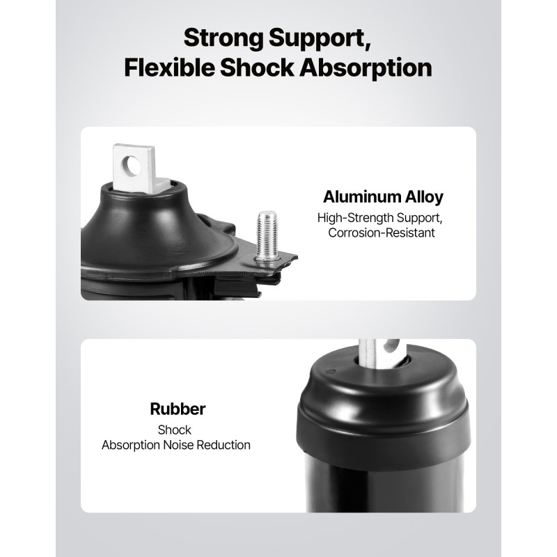 Moottorin ja vaihteiston kiinnikesarja rauta alumiini kumi 6-osainen Honda Accord 2.4-litrainen 2003–2007