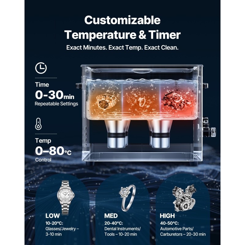 Ultraäänipesuri 15L ruostumaton teräs 40kHz 240W ammattikäyttöön