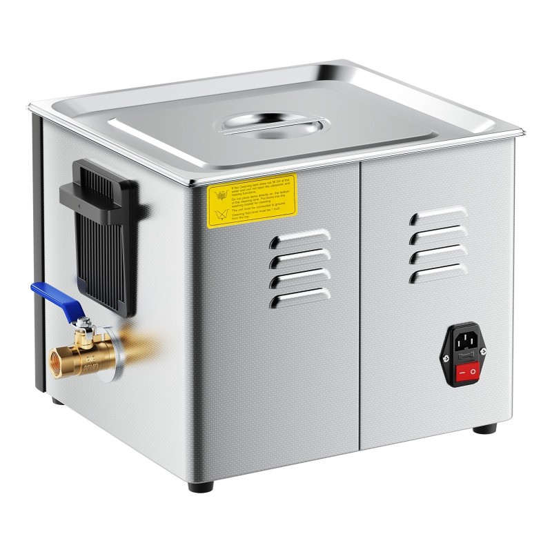 Ultraäänipesuri 15L ruostumaton teräs 40kHz 240W ammattikäyttöön