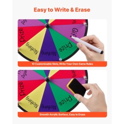 Pöytämallinen onnenpyörä halkaisija kolmekymmentä senttimetriä kymmenen rakoa kuivapyyhittävä pinta