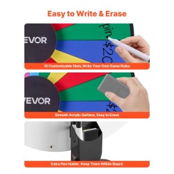 Onnenpyörä 914 mm 18 kenttää säädettävä korkeus kuivapyyhittävä pinta