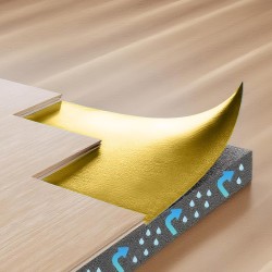 Lattian alusmateriaali laminaatti- ja puulattioille 3 mm IXPE-vaahto 18,6 m² rulla