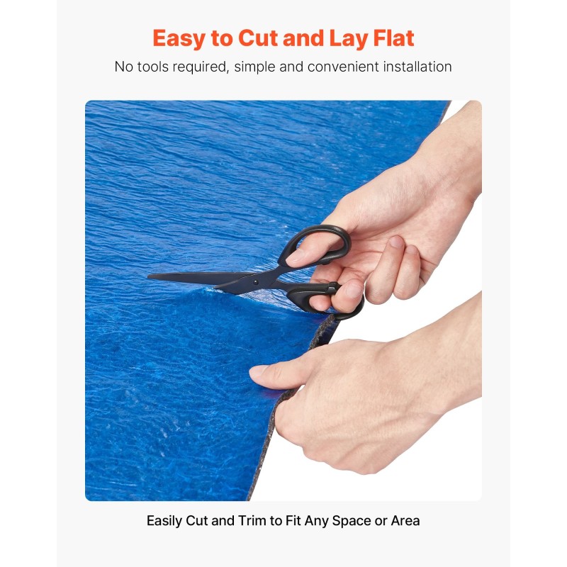 Lattian alusmateriaali kierrätyskuitu PE-höyrysulku 3 mm rulla 9,3 m² vinyyli laminaatti puulattioille