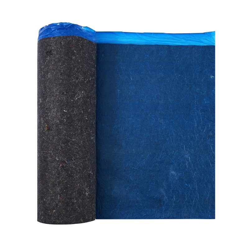 Lattian alusmateriaali kierrätyskuitu PE-höyrysulku 3 mm rulla 9,3 m² vinyyli laminaatti puulattioille