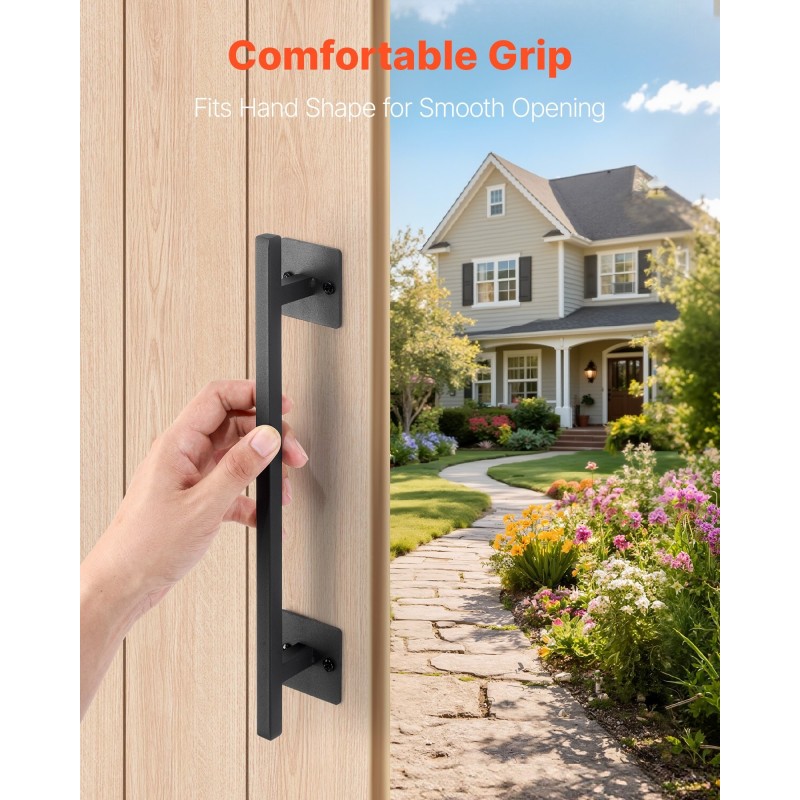 Portin vedin hiiliteräksinen ruosteenkestävä pinnoite 320 mm 1 kpl sisä- ja ulkokäyttöön