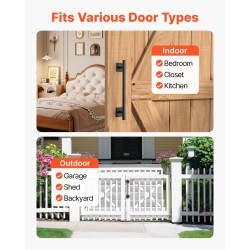 Portin vedin hiiliteräksinen ruosteenkestävä pinnoite 320 mm 1 kpl sisä- ja ulkokäyttöön