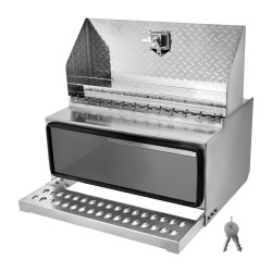 Askelmallinen työkalulaatikko alumiiniseos 760 x 750 x 400 mm 200 kg