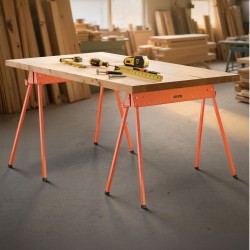 Sahapukki teräksinen taittuva 740 mm korkeus 2 kpl 299 kg kantavuus