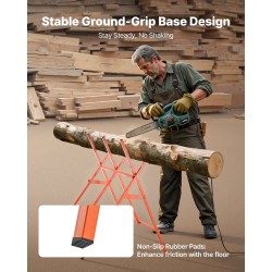 Taitettava terässahapukki säädettävä 920–980 mm korkeus sivuurat 117,9 kg