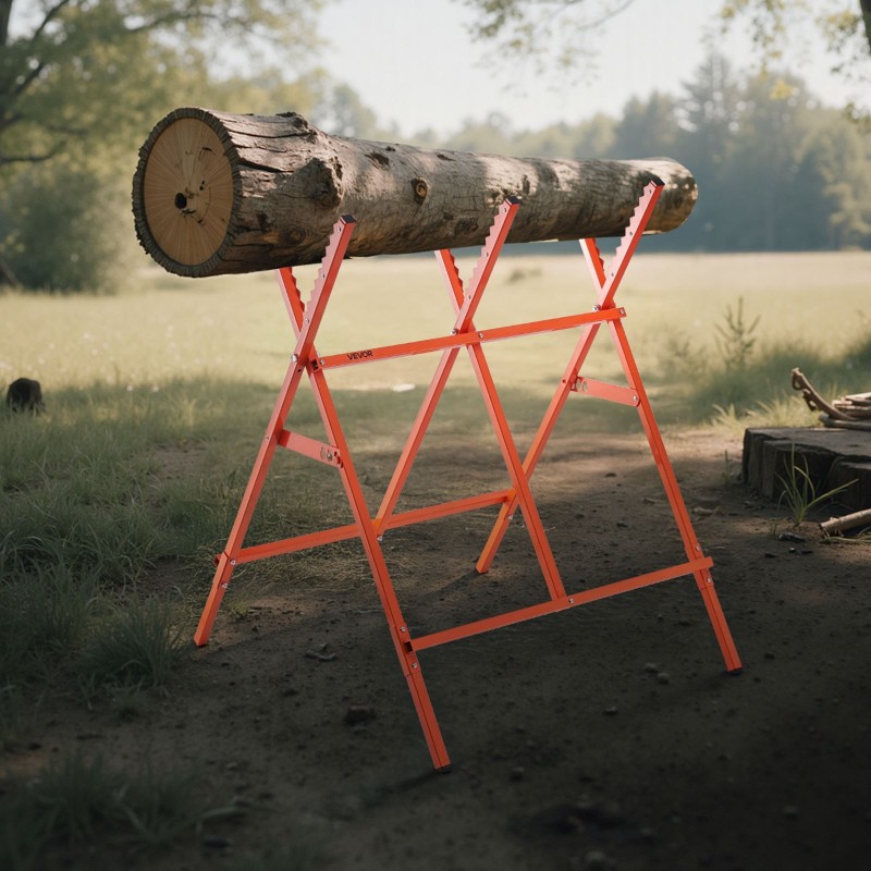 Taitettava terässahapukki säädettävä 920–980 mm korkeus sivuurat 117,9 kg