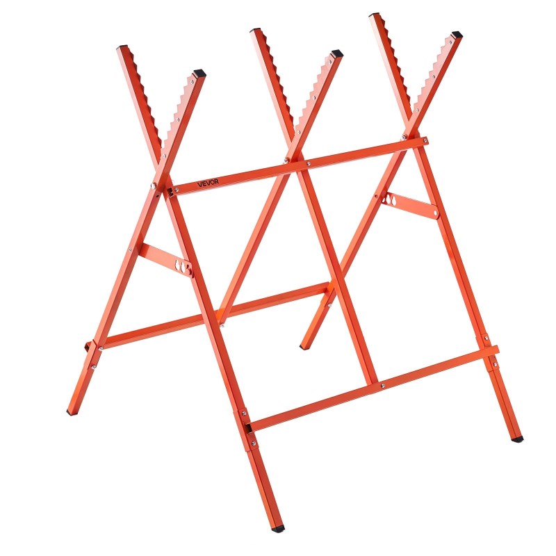 Taitettava terässahapukki säädettävä 920–980 mm korkeus sivuurat 117,9 kg