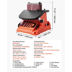 Penkkimallinen kara ja nauhahiomakone puutöihin 2000 kierrosta minuutissa 16 millimetriä iskunpituudella