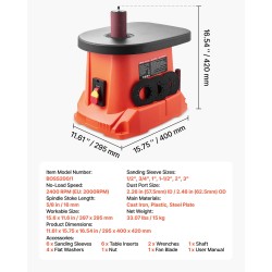 Pöytämallinen karahiomakone valurautaisella pöydällä 2000 kierrosta minuutissa 16 millimetrin iskunpituudella 6 hiomaholkilla