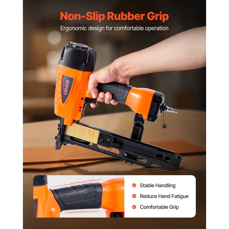 Paineilmatoiminen niittipyssy alumiinirunko 10,8 mm kruunuille 25–50 mm niiteille 100 niitin lipas