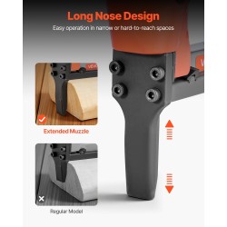 Paineilmanitoja 22-mittainen alumiiniseos 9,5 mm kruunu 6–16 mm niiteille verhoiluun