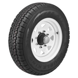 Kuljetuskontin pyöräsarja ruosteenkestävä teräsrunko 16 tuumaiset kumirenkaat kantavuus noin 3992 kilogrammaa