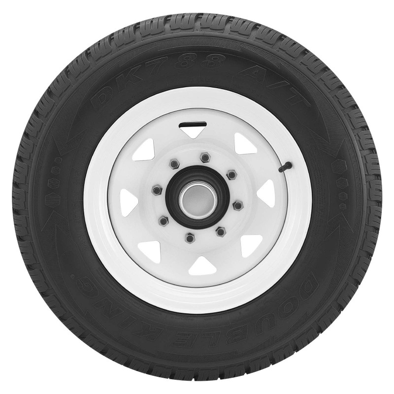 Kuljetuskontin pyöräsarja ruosteenkestävä teräsrunko 16-tuumaiset kumirenkaat kantavuus noin 3992 kilogrammaa