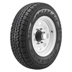 Kuljetuskontin pyöräsarja ruosteenkestävä teräsrunko 16-tuumaiset kumirenkaat kantavuus noin 3992 kilogrammaa