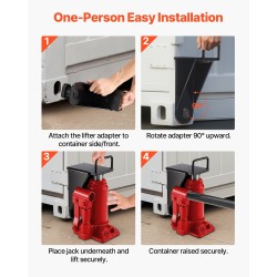 Konttinostimen nostokorvake karkaistusta teräksestä ruosteenkestävä pinnoite kantavuus 12500 paunaa satama ja varastokäyttöön