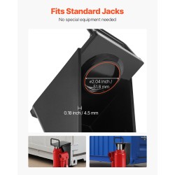 Konttinostimen nostokorvake karkaistusta teräksestä ruosteenkestävä pinnoite kantavuus 12500 paunaa satama ja varastokäyttöön